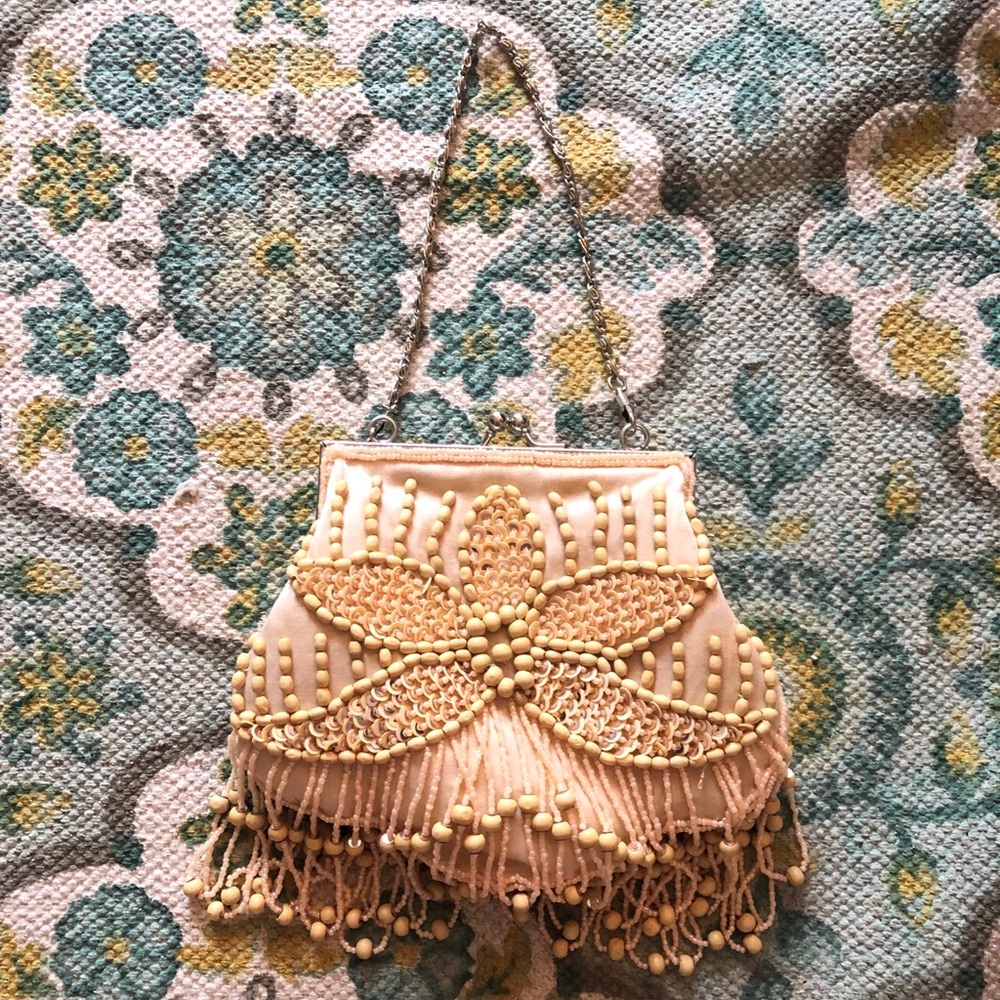 Beaded Hand Clutch